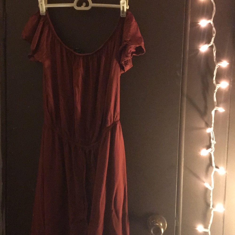 maroon romper